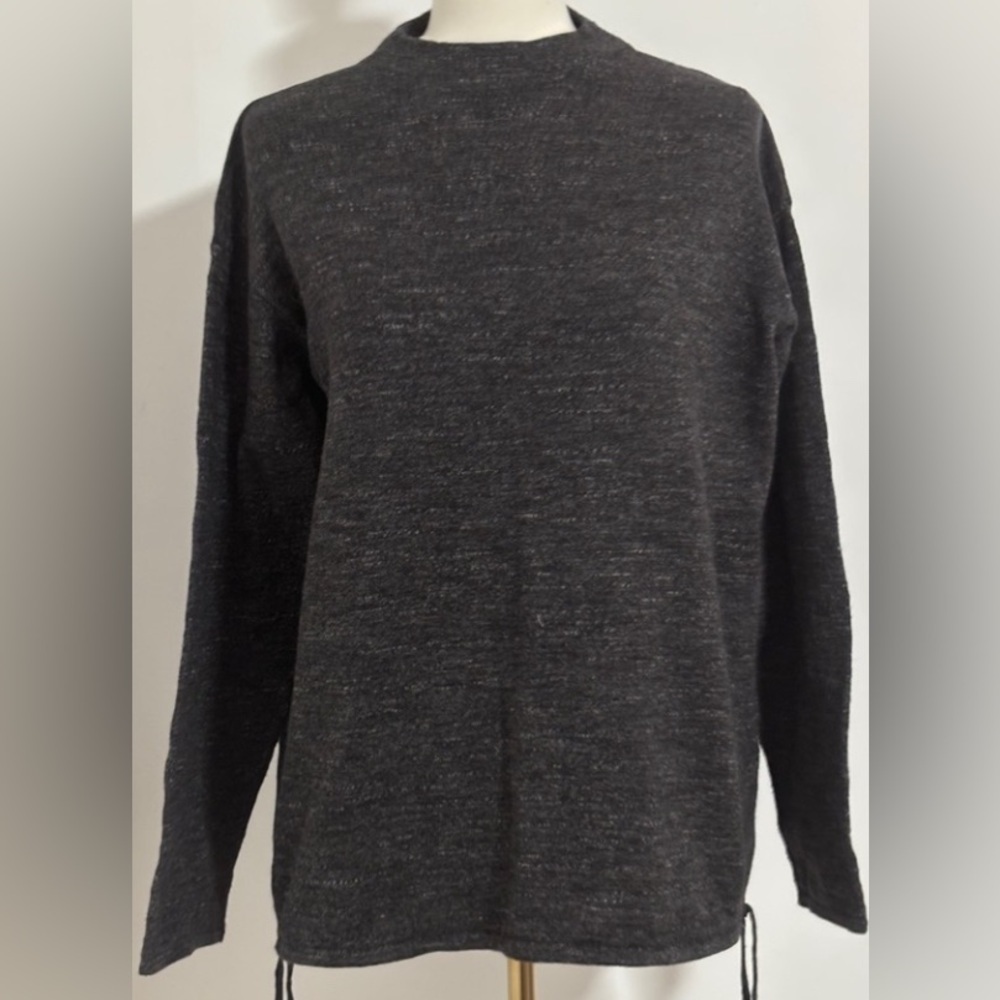 Purejill Women's Gray Pullover 100% Cotton Sweater Size Large SKU 24